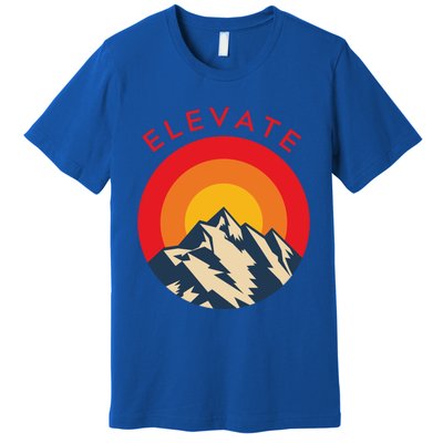 Elevate Mountains Gift Premium T-Shirt