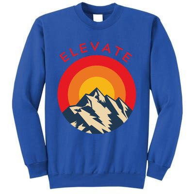 Elevate Mountains Gift Tall Sweatshirt