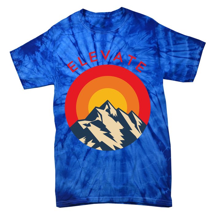 Elevate Mountains Gift Tie-Dye T-Shirt