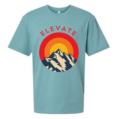 Elevate Mountains Gift Sueded Cloud Jersey T-Shirt