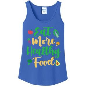 Eat More Healthy Food For Vegan Vegetable Vegetarian Gift Ladies Essential Tank