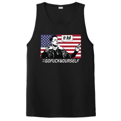 Elon Musk Hi Bob Gofuckyourself Usa Flag PosiCharge Competitor Tank