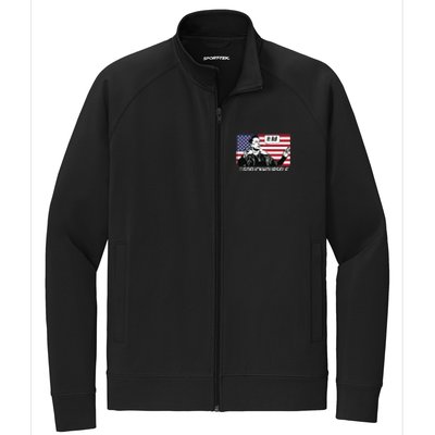 Elon Musk Hi Bob Gofuckyourself Usa Flag Stretch Full-Zip Cadet Jacket