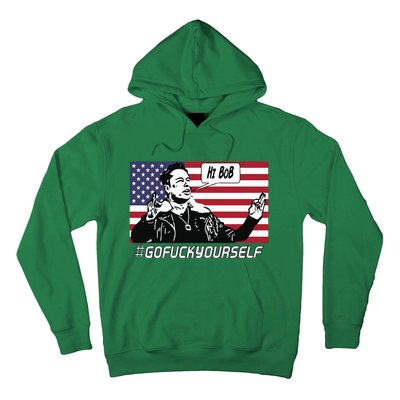 Elon Musk Hi Bob Gofuckyourself Usa Flag Hoodie