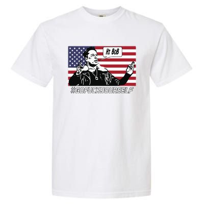 Elon Musk Hi Bob Gofuckyourself Usa Flag Garment-Dyed Heavyweight T-Shirt