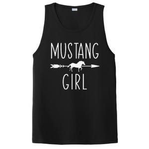 Equestrian Mustang Horse Lover Riding Racing PosiCharge Competitor Tank