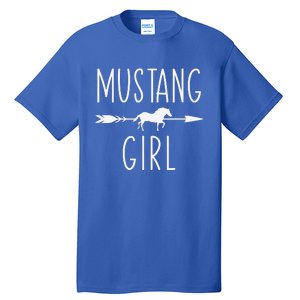 Equestrian Mustang Horse Lover Riding Racing Tall T-Shirt