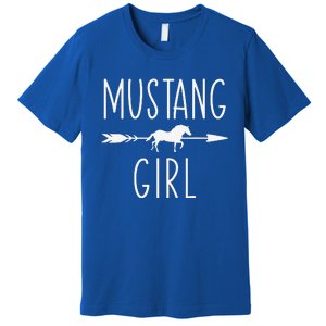 Equestrian Mustang Horse Lover Riding Racing Premium T-Shirt