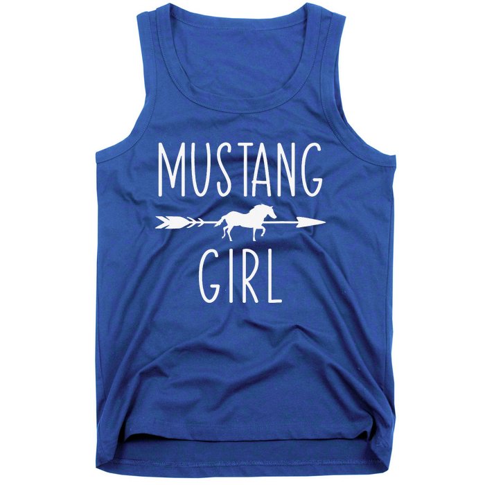 Equestrian Mustang Horse Lover Riding Racing Tank Top