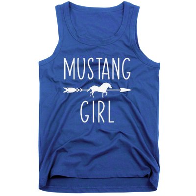 Equestrian Mustang Horses Lover Riding Racing Tank Top