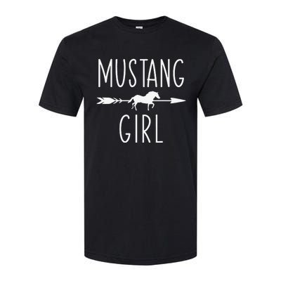 Equestrian Mustang Horses Lover Riding Racing Softstyle CVC T-Shirt