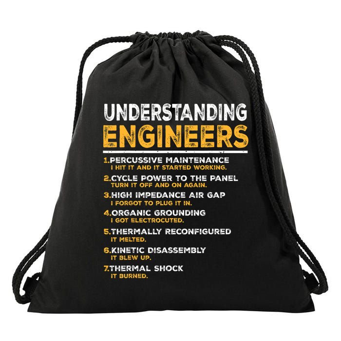 Engineering Mechanical - Humorous Mechanical Engineering Drawstring Bag