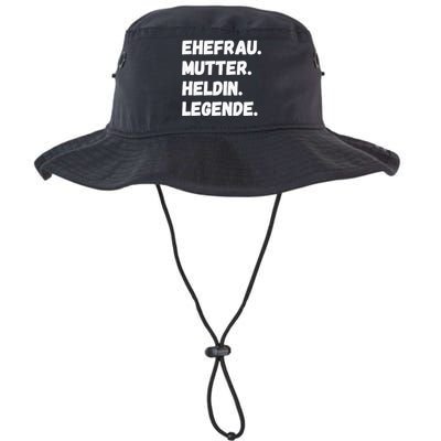 Ehefrau Mutter Heldin Legende Legacy Cool Fit Booney Bucket Hat