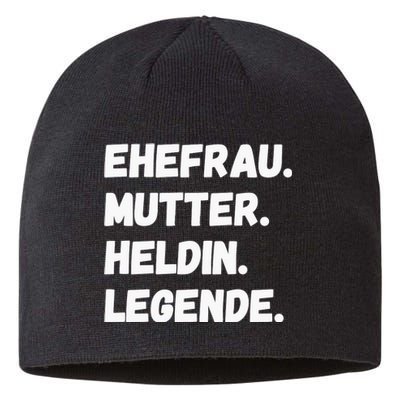 Ehefrau Mutter Heldin Legende Sustainable Beanie