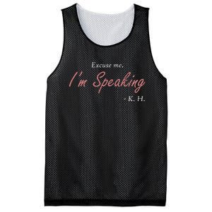 Excuse Me Im Speaking Kamala Harris I Am Speaking Vp Debate Mesh Reversible Basketball Jersey Tank