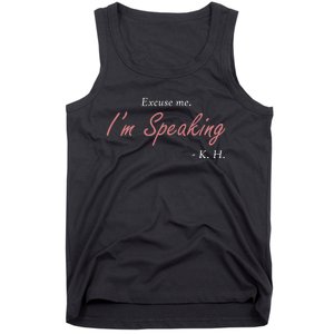 Excuse Me Im Speaking Kamala Harris I Am Speaking Vp Debate Tank Top