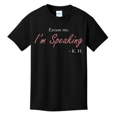 Excuse Me Im Speaking Kamala Harris I Am Speaking Vp Debate Kids T-Shirt