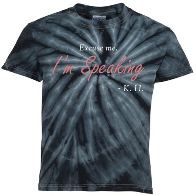 Excuse Me Im Speaking Kamala Harris I Am Speaking Vp Debate Kids Tie-Dye T-Shirt