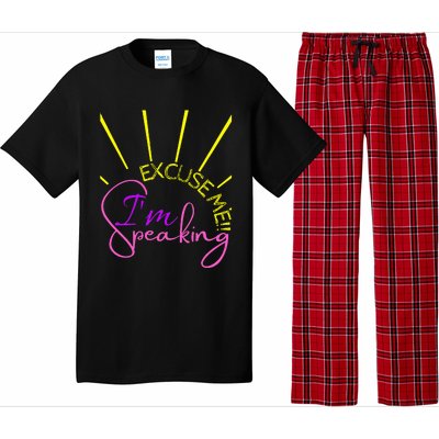 Excuse Me IM Speaking Funny Kamala Harris Pajama Set