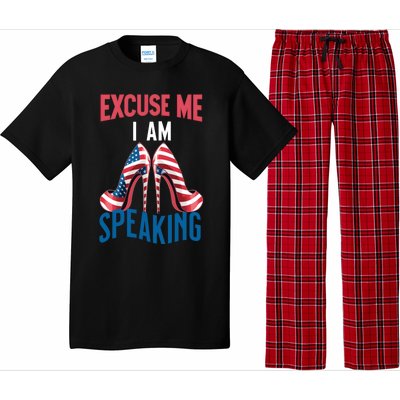 Excuse Me IM Speaking Kamala Harris Funny I Am Speak Gift Pajama Set