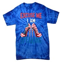 Excuse Me IM Speaking Kamala Harris Funny I Am Speak Gift Tie-Dye T-Shirt