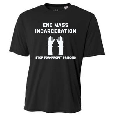 End Mass Incarceration Stop For Profit Prisons Cooling Performance Crew T-Shirt