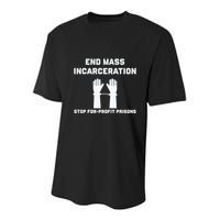 End Mass Incarceration Stop For Profit Prisons Youth Performance Sprint T-Shirt