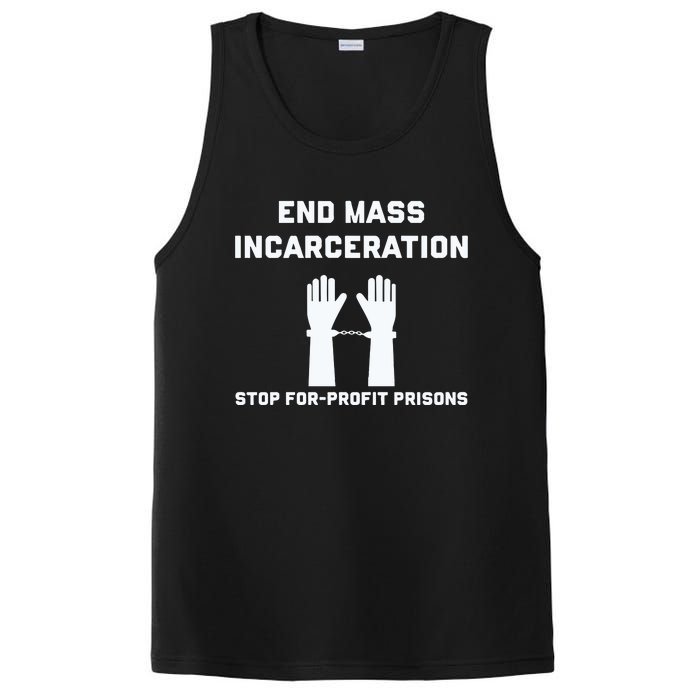 End Mass Incarceration Stop For Profit Prisons PosiCharge Competitor Tank