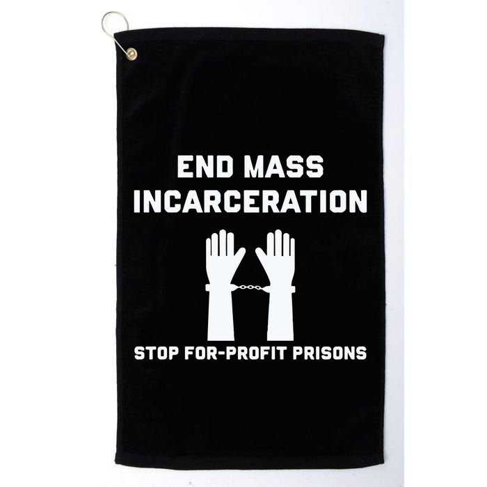End Mass Incarceration Stop For Profit Prisons Golf Towel
