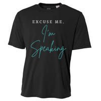 Excuse Me IM Speaking Funny Kamala Harris Joe Biden Trump Cooling Performance Crew T-Shirt