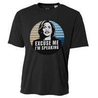 Excuse Me IM Speaking Kamala Vintage Funny Cooling Performance Crew T-Shirt