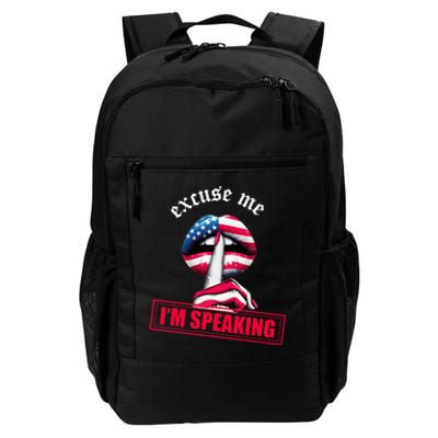 Excuse Me I'm Speaking Funny Kamala Harris  Daily Commute Backpack