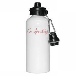 Excuse Me IM Speaking Kamala Harris I Am Speaking Vp Debate Gift Aluminum Water Bottle 