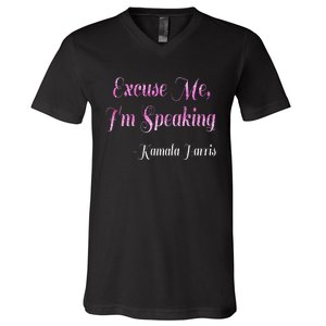 Excuse Me IM Speaking IM Speaking V-Neck T-Shirt