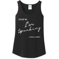 Excuse Me Im Speaking Kamala Harris Ladies Essential Tank