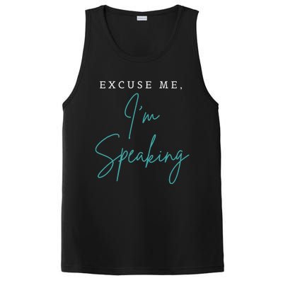 Excuse Me IM Speaking Funny Kamala Harris Joe Biden Trump PosiCharge Competitor Tank