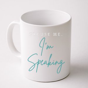 Excuse Me IM Speaking Funny Kamala Harris Joe Biden Trump Coffee Mug