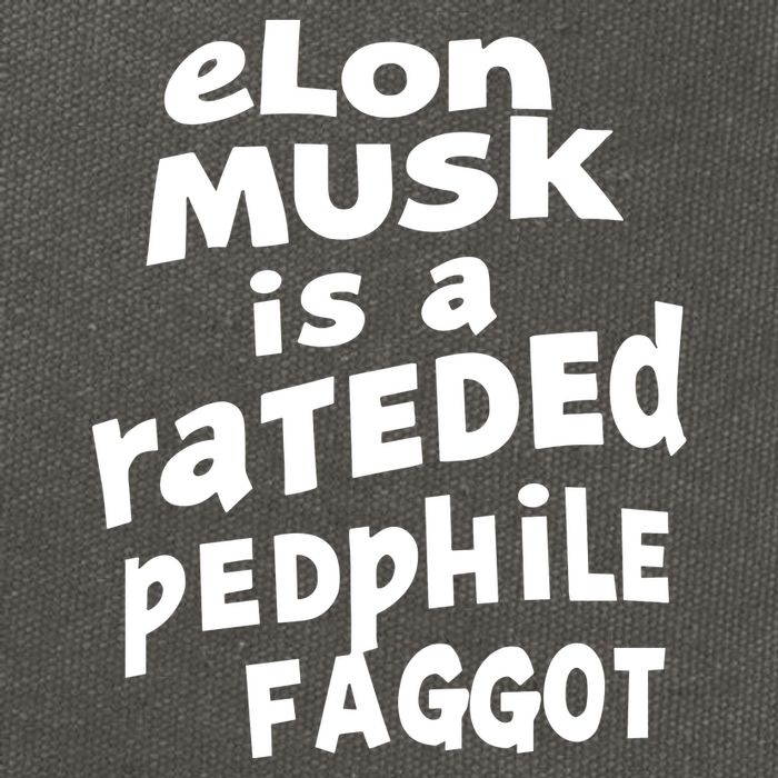 Elon Musk Is A Rateded Pedphile Faggot Cotton Canvas Backpack