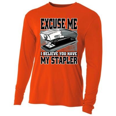 Excuse Me I Believe You Have My Stapler Cooling Performance Long Sleeve Crew