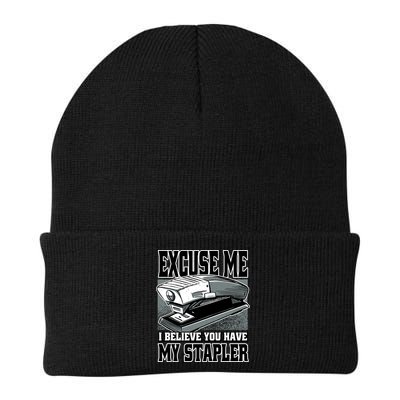 Excuse Me I Believe You Have My Stapler Beanie