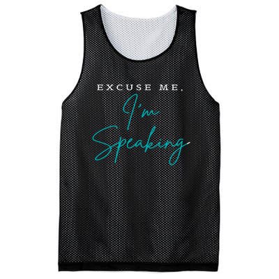 Excuse Me IM Speaking Quote Mesh Reversible Basketball Jersey Tank