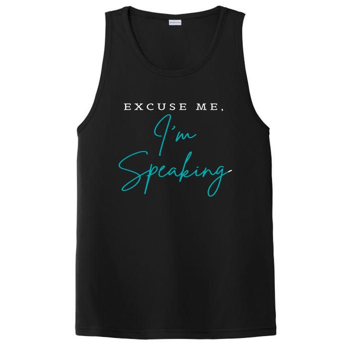 Excuse Me IM Speaking Quote PosiCharge Competitor Tank