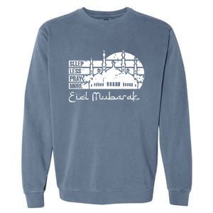 Eid Mubarak Islamic Holidays Celebration Gift Garment-Dyed Sweatshirt