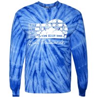 Eid Mubarak Islamic Holidays Celebration Gift Tie-Dye Long Sleeve Shirt