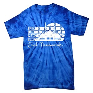 Eid Mubarak Islamic Holidays Celebration Gift Tie-Dye T-Shirt