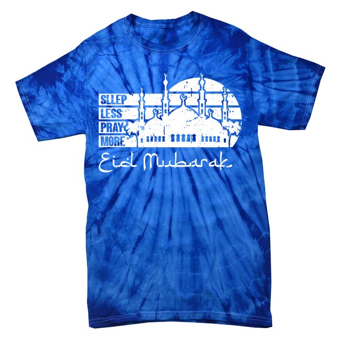 Eid Mubarak Islamic Holidays Celebration Gift Tie-Dye T-Shirt