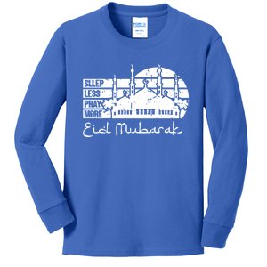 Eid Mubarak Islamic Holidays Celebration Gift Kids Long Sleeve Shirt