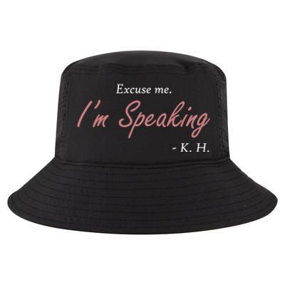 Excuse Me IM Speaking Kamala Harris I Am Speaking Vp Debate Gift Cool Comfort Performance Bucket Hat