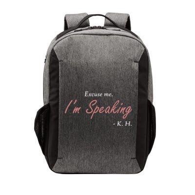 Excuse Me IM Speaking Kamala Harris I Am Speaking Vp Debate Gift Vector Backpack