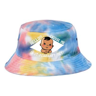 Excuse Me Is It February Yet Pregnancy Pregnant Mom To Be Tie Dye Newport Bucket Hat